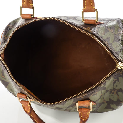 Louis Vuitton Monogram Graffiti Speedy 30 Kaki 7 of 7