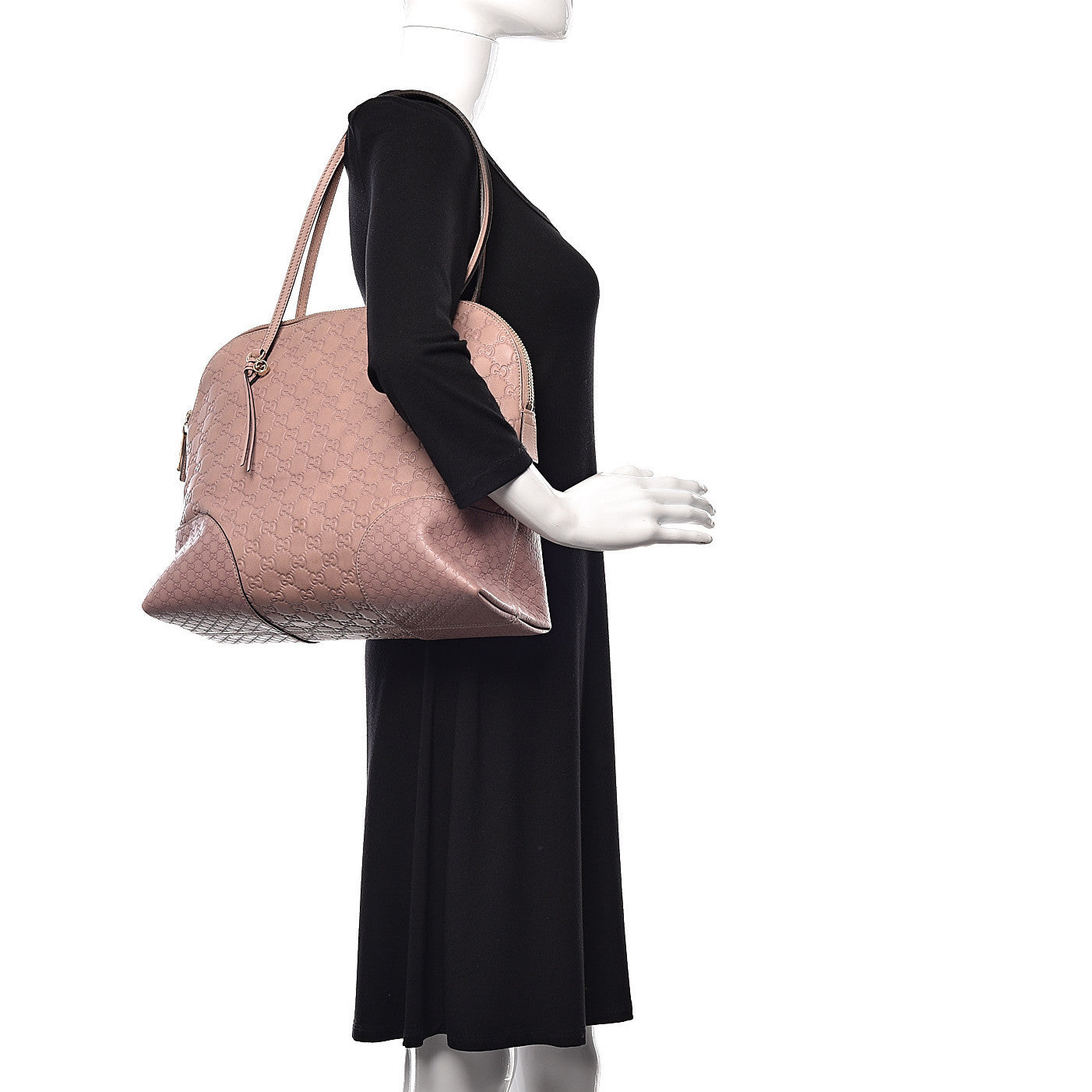 Guccissima Medium Bree Shoulder Bag Light Pink