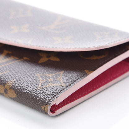 Louis Vuitton Monogram Bloom Flower Emilie Wallet 8 of 9