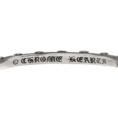 Chrome Hearts Sterling Silver Cross Cuff Bracelet 3 of 4