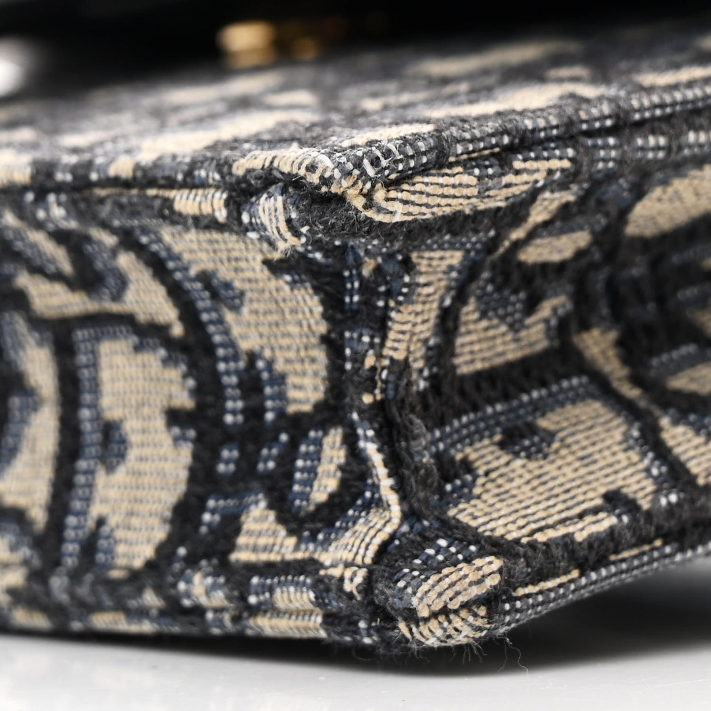 Oblique Saddle Belt Bag Blue