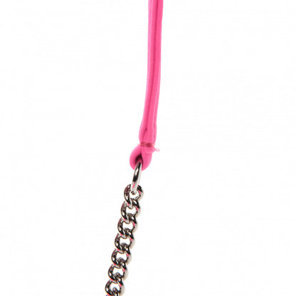 Fendi Lycra FF Embossed Mini Baguette Rosa Fluo 8 of 12