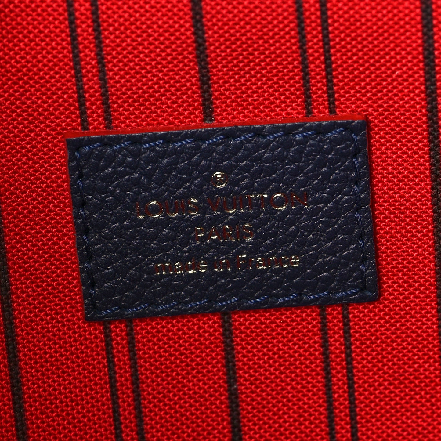 Empreinte Pochette Metis Marine Rouge