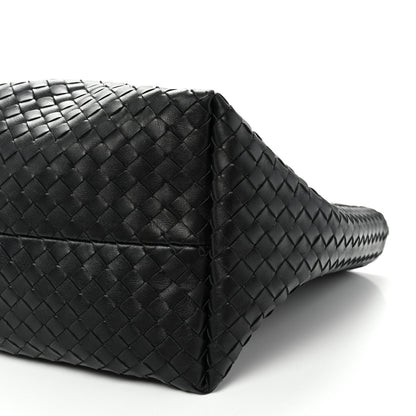 Bottega Veneta Calfskin Intrecciato Pinacoteca Reversible Tote Black Fondant 10 of 10
