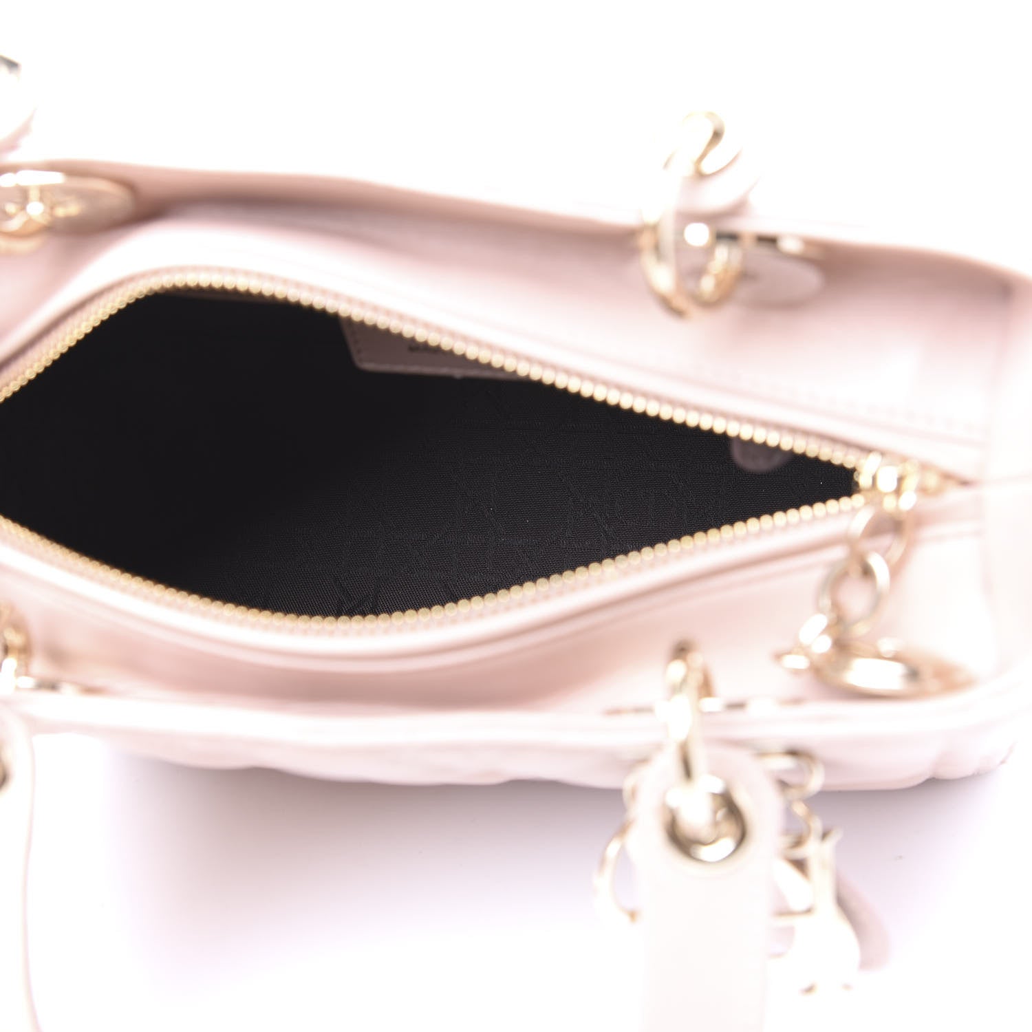 Christian Dior Lambskin Cannage Medium Lady Dior Pink 4 of 9