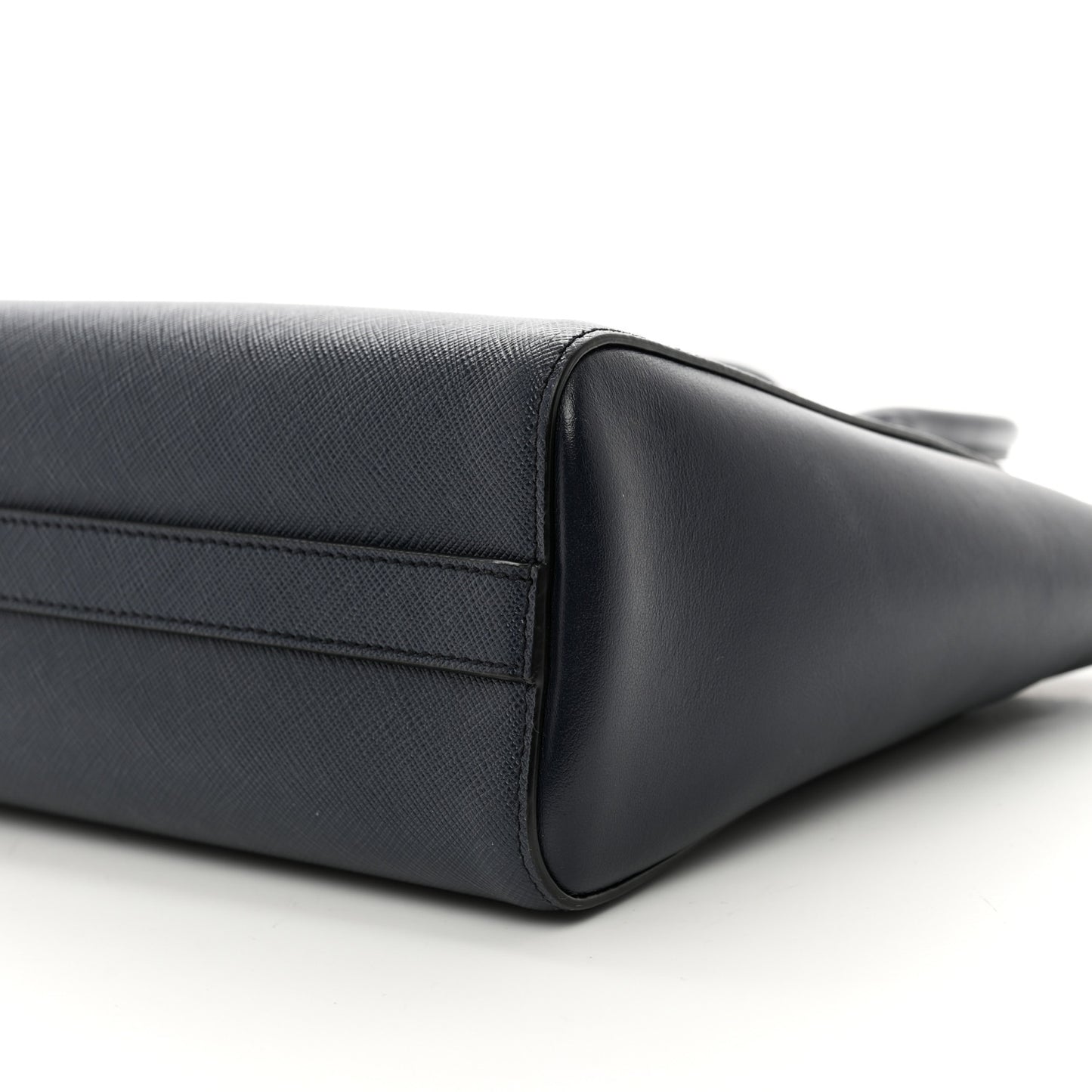 Saffiano Soft Calfskin Small Zippered Tote Baltico