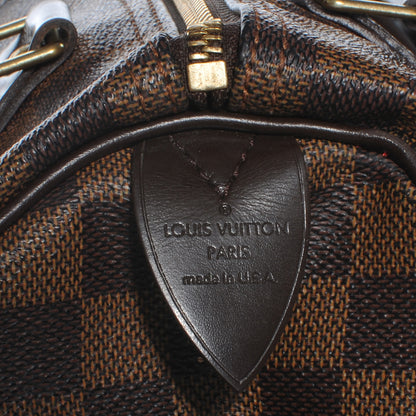 Louis Vuitton Damier Ebene Speedy 30 5 of 7
