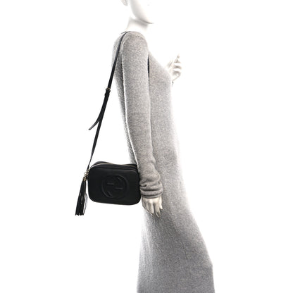 Gucci Pebbled Calfskin Small Soho Disco Bag Black 2 of 10