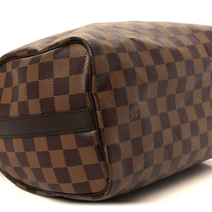 Louis Vuitton Damier Ebene Speedy Bandouliere 25 10 of 12