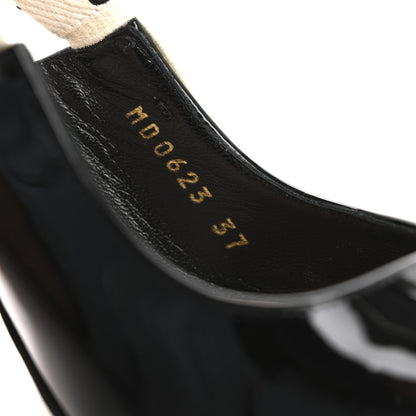 Christian Dior Patent Ribbon J'Adior Slingback 100mm Pumps 37 Black 9 of 11