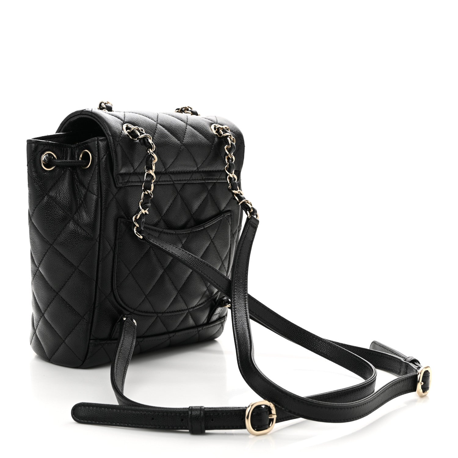 Chanel Caviar Quilted Mini Urban Spirit Backpack Black 3 of 11