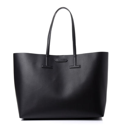 Tom Ford Saffiano Large T Tote Black 2 of 8