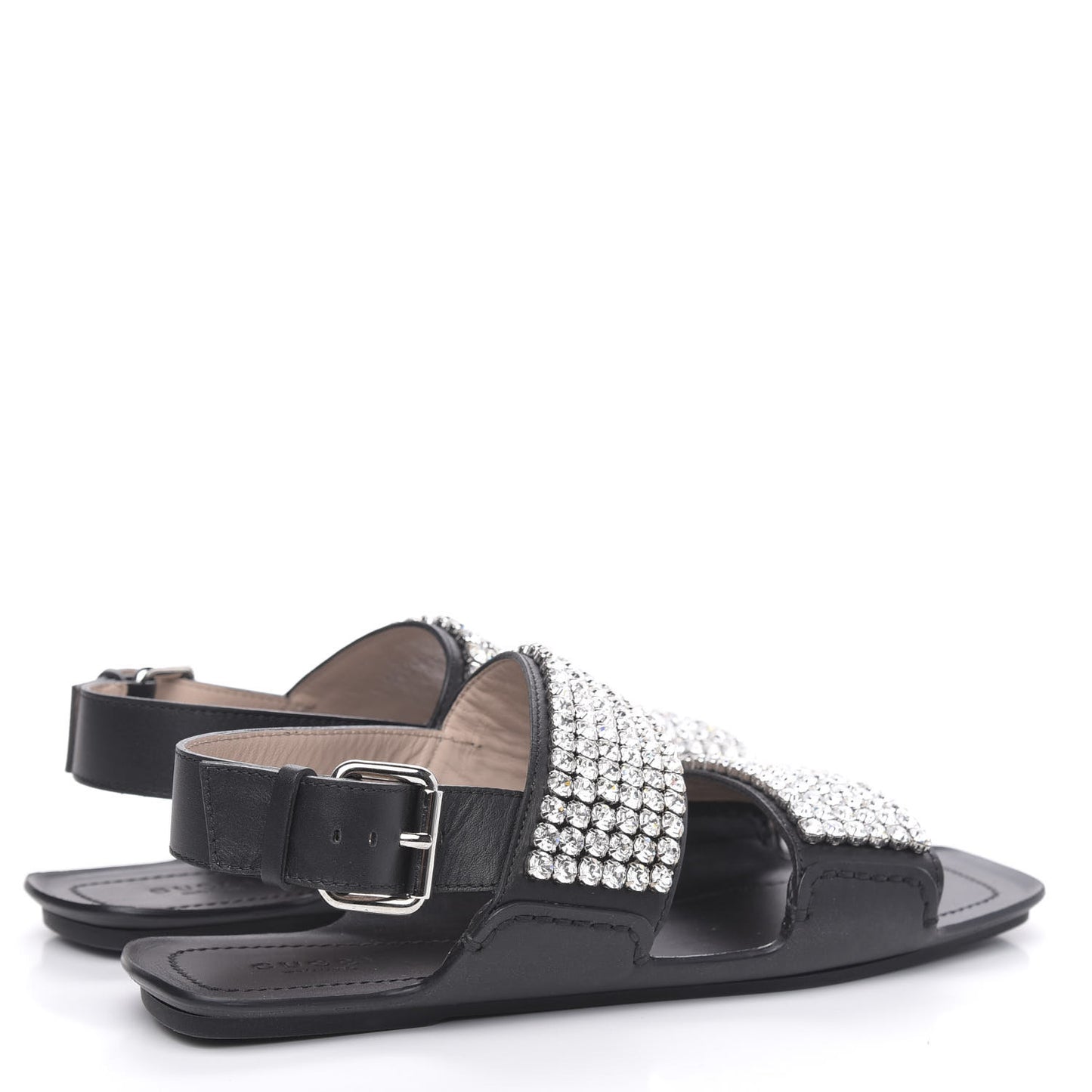Napa Crystal Sandal 38 Black