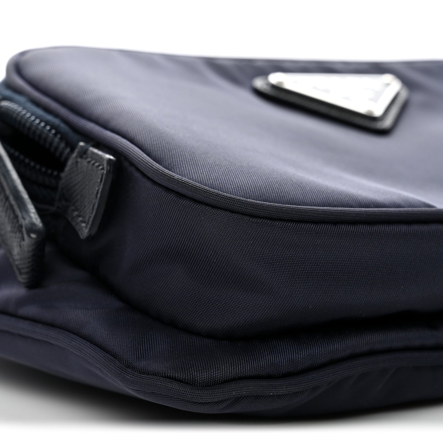 Prada Re-Nylon Saffiano Belt Bag Navy 9 of 10