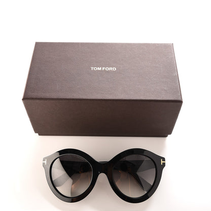 Tom Ford Chiara Round Sunglasses TF359 Black 7 of 7