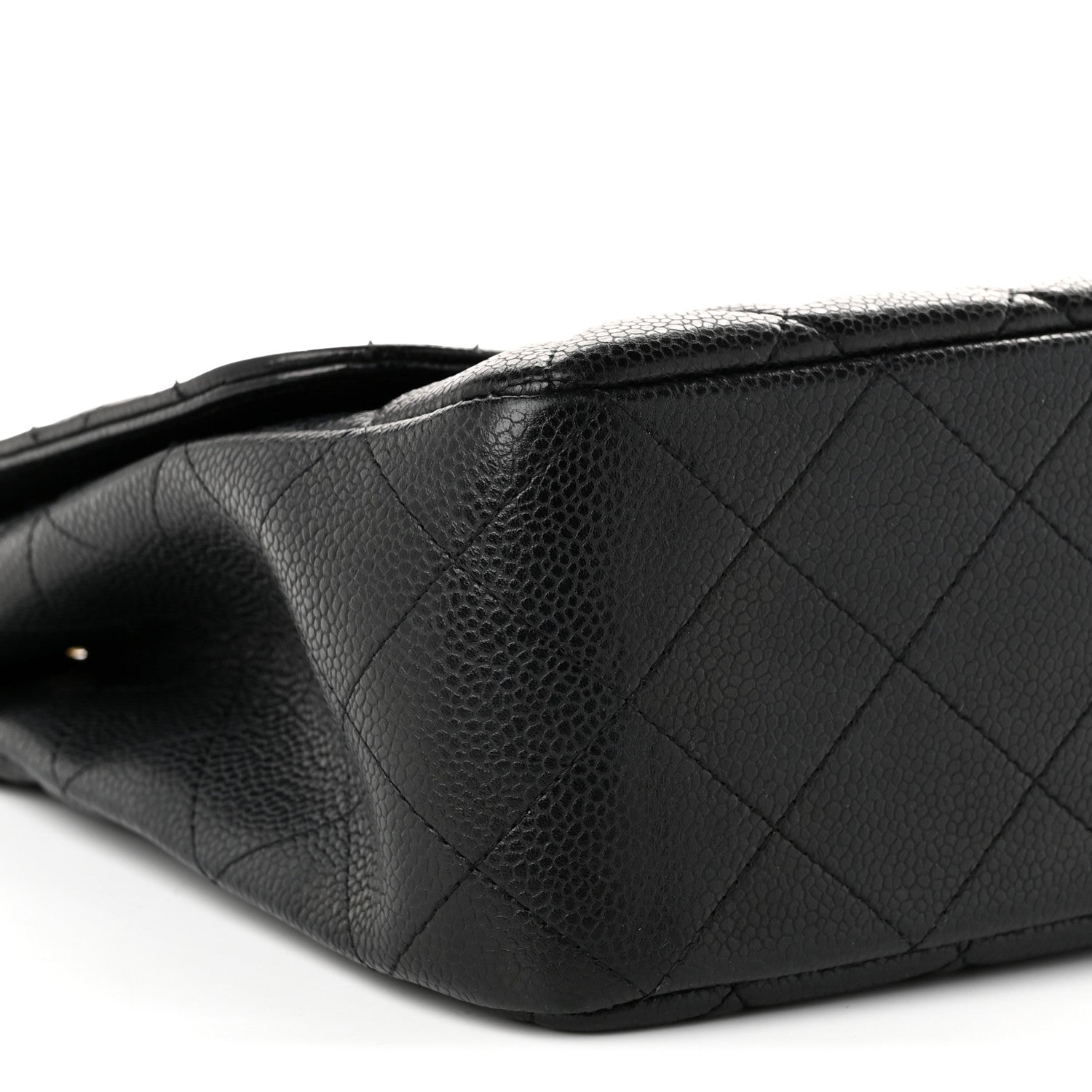 Chanel Caviar Quilted Jumbo Single Flap Black 9 of 10