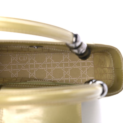 Christian Dior Calfskin Maris Pearl Beaded Top Handle Bag Beige 4 of 4