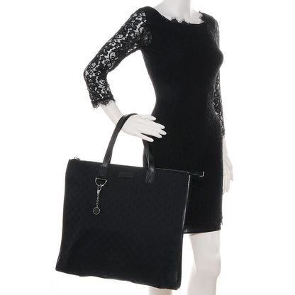 Gucci Monogram Large Tote Black 2 of 7