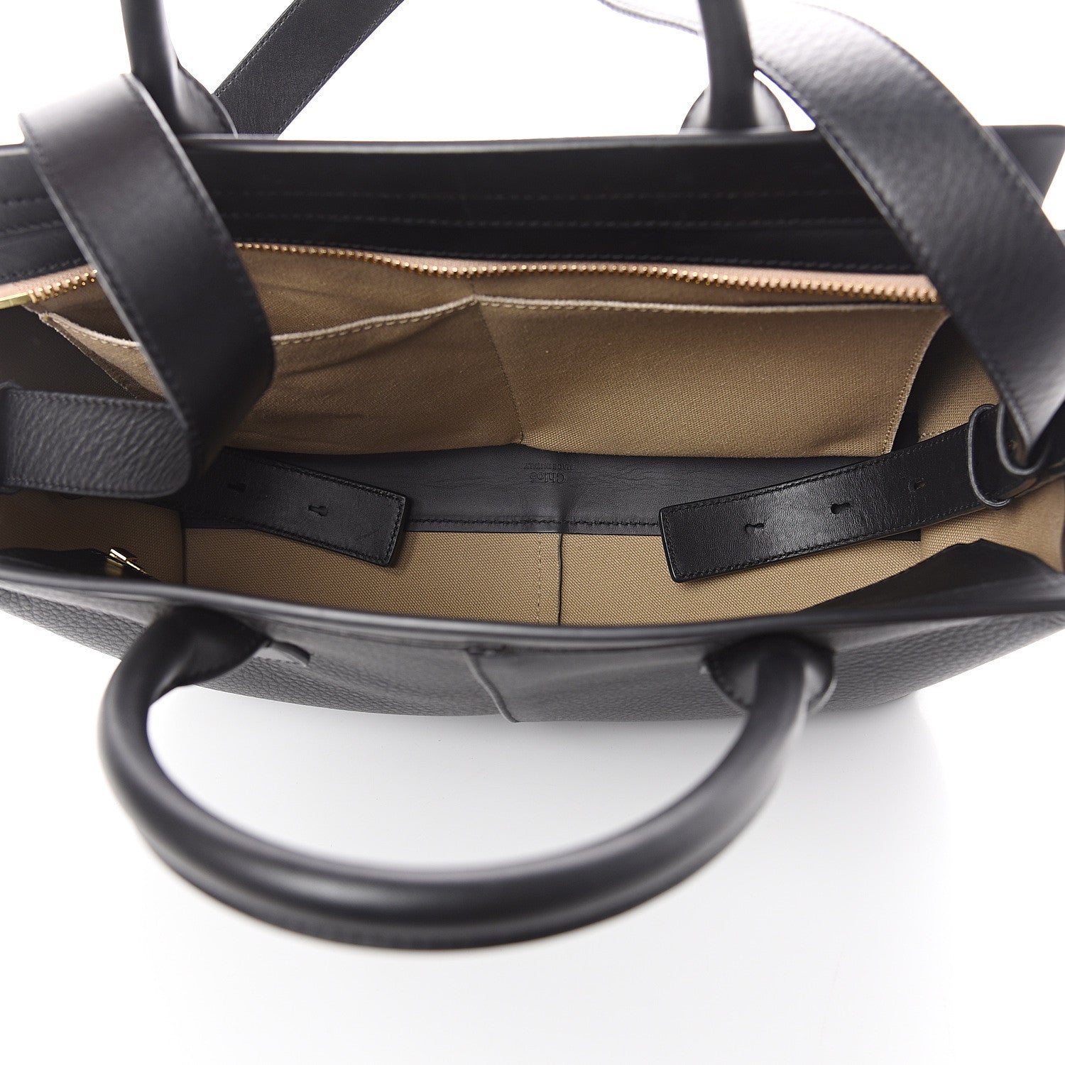 Chloe Grained Calfskin Small Cate Satchel Black 4 of 9