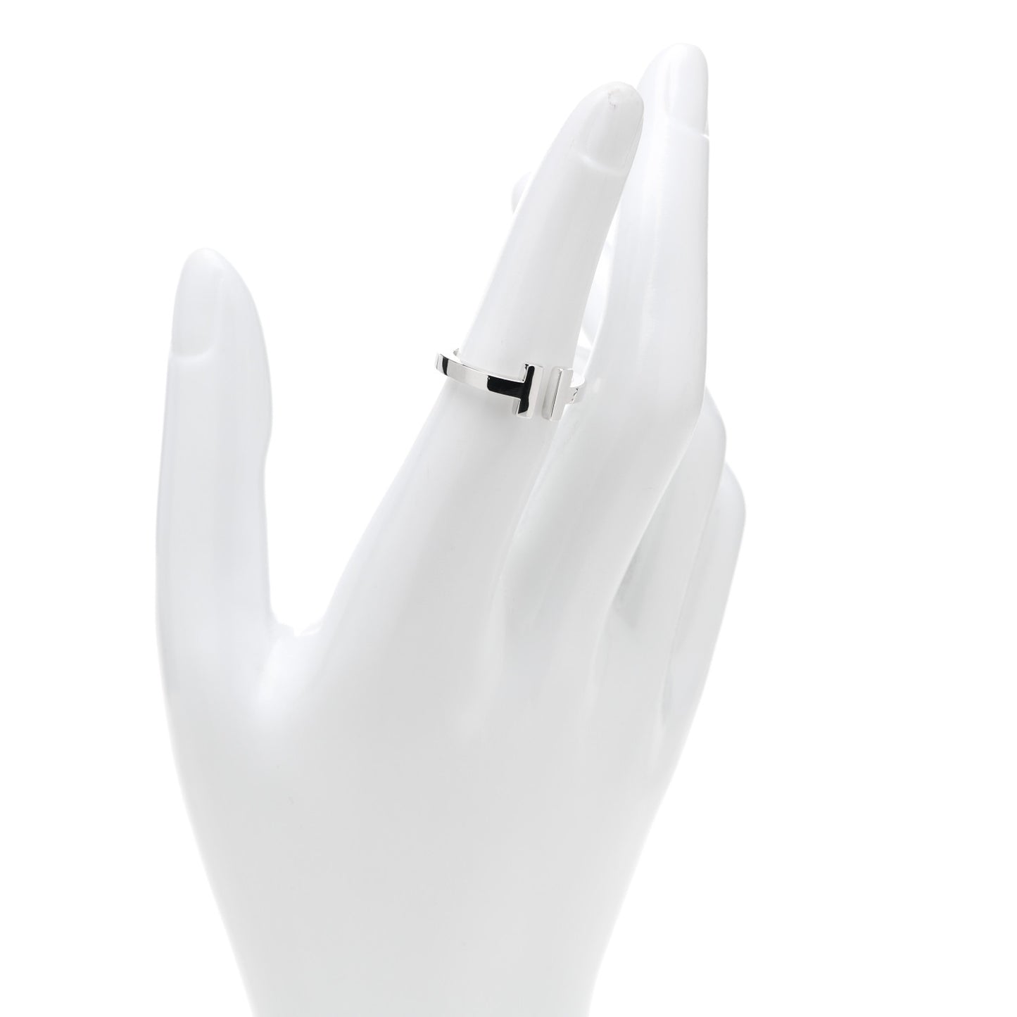 Sterling Silver T Square Ring 52 6