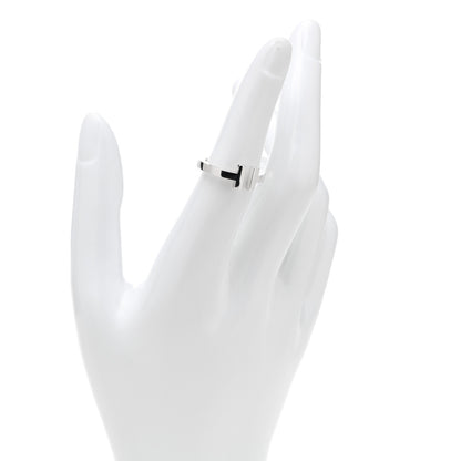 Tiffany Sterling Silver T Square Ring 52 6 2 of 4