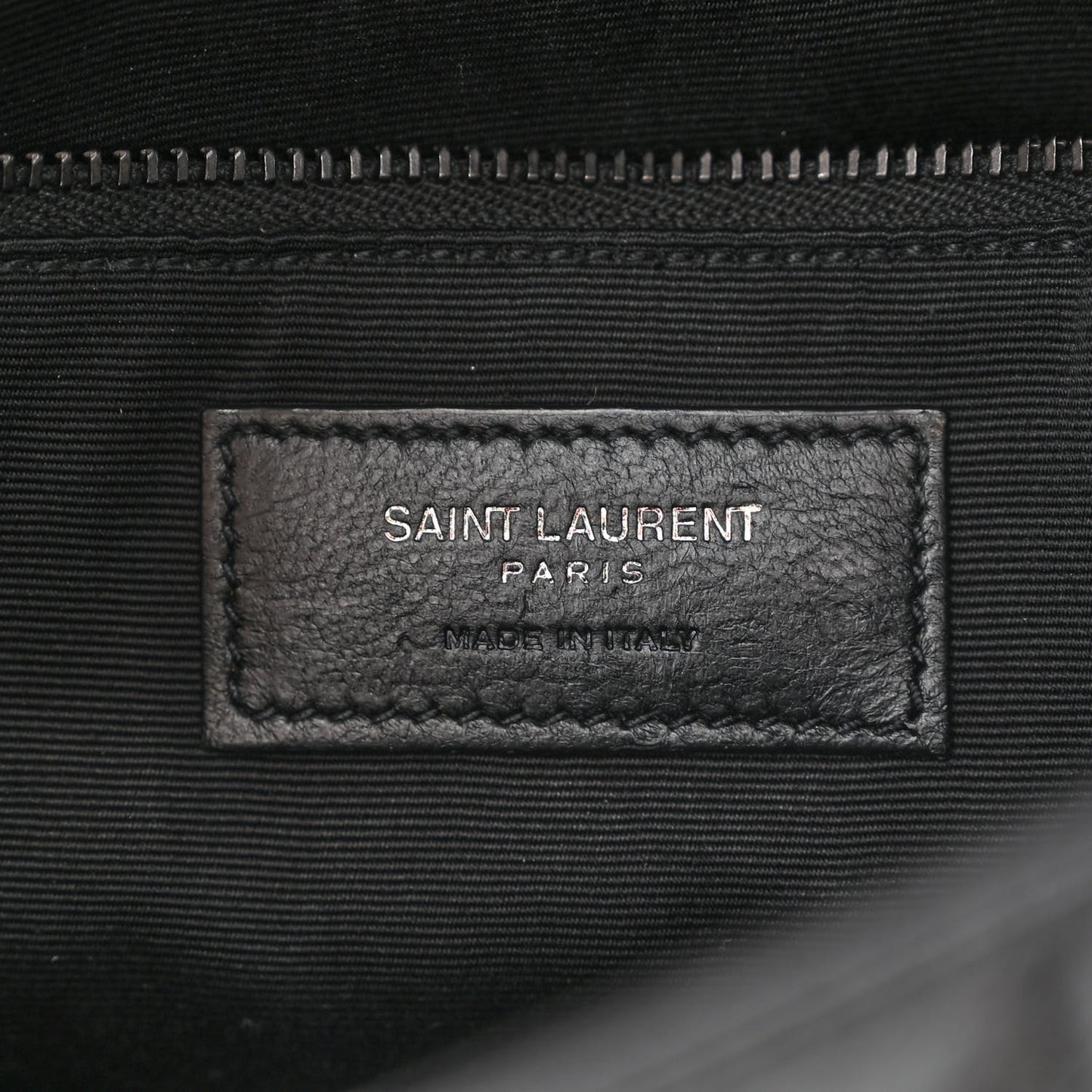 Crinkled Calfskin Matelasse Monogram Medium Niki Chain Satchel Black