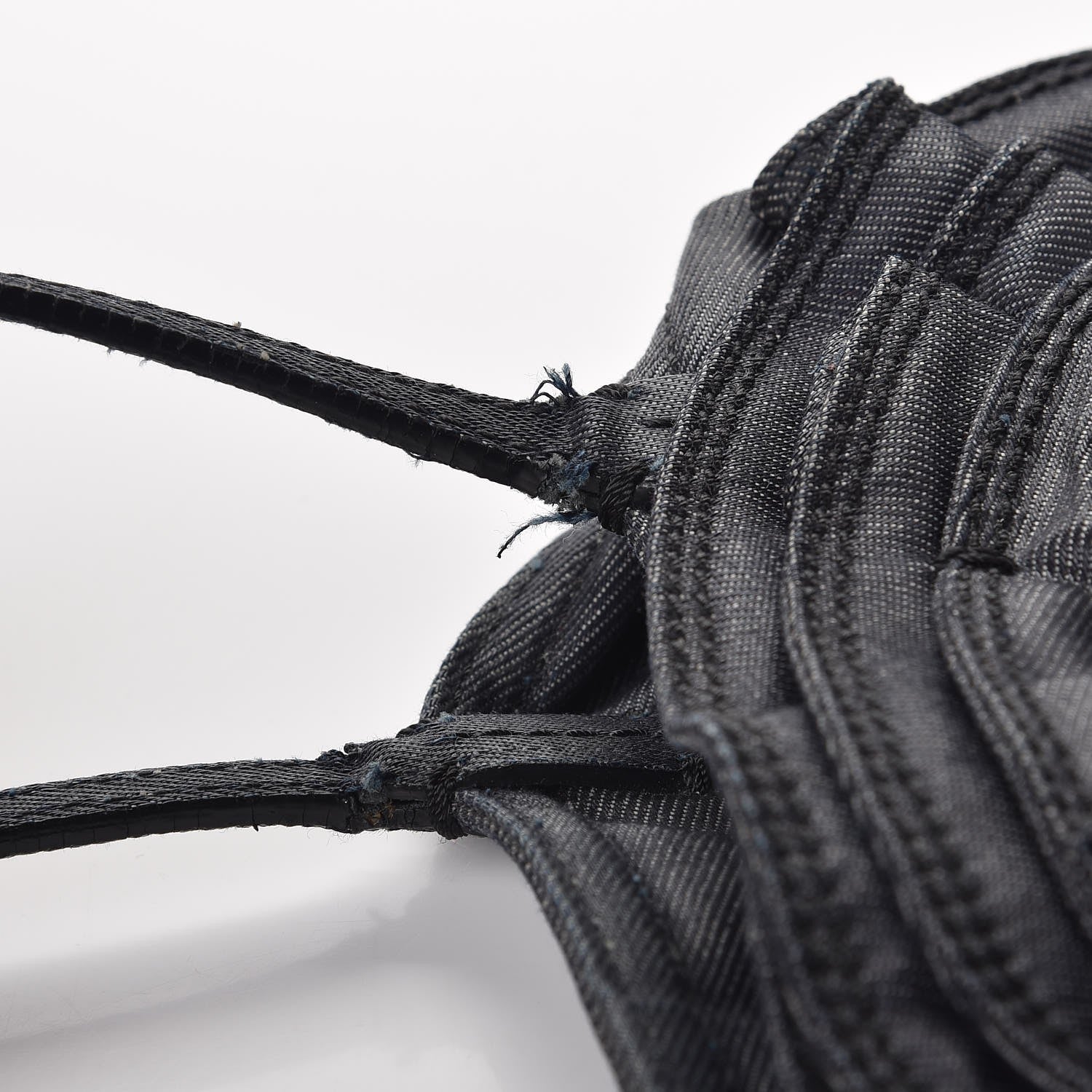 Valentino Garavani Denim Petale Tote Dark Blue 11 of 12