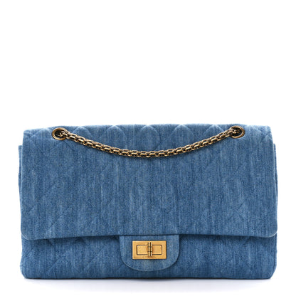 Chanel Denim Quilted 2.55 Reissue 227 Flap Blue 1 of 11