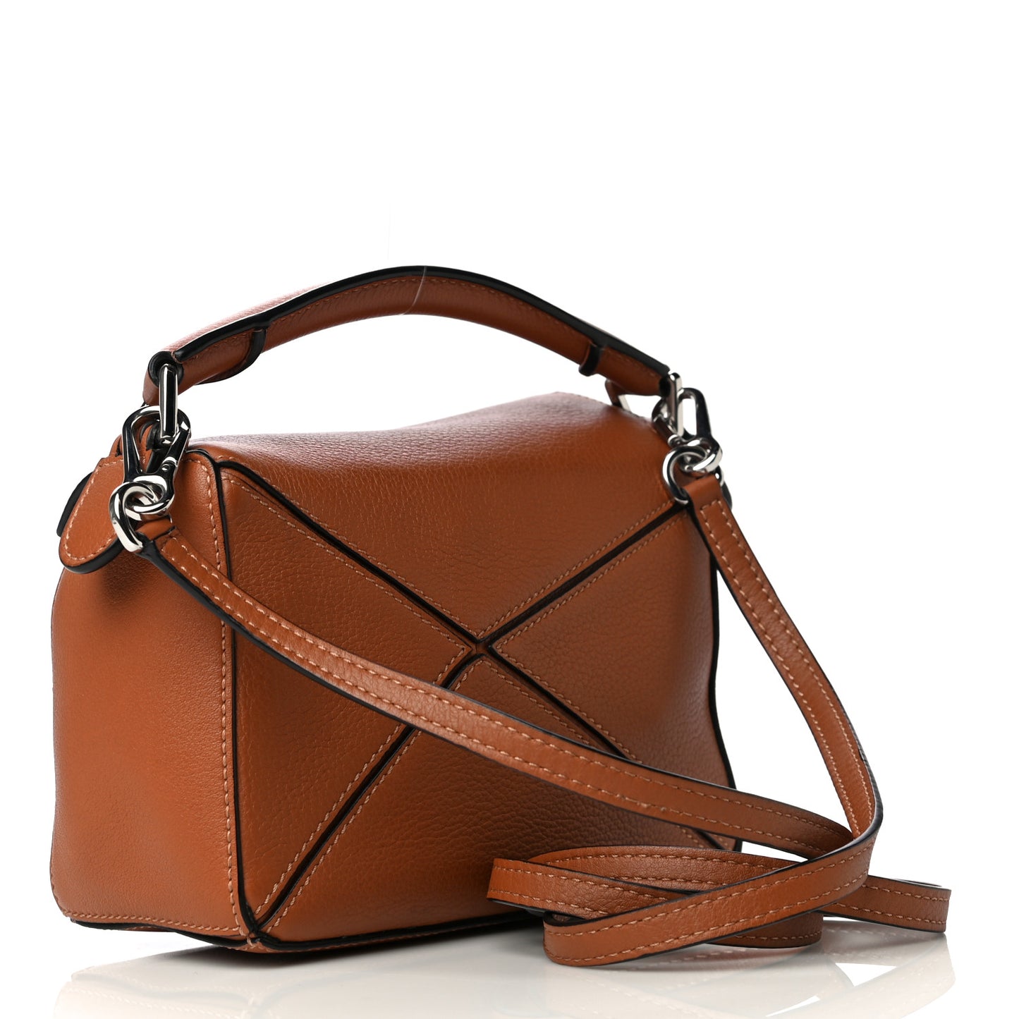 Calfskin Mini Puzzle Bag Tan