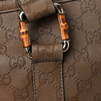 Gucci Guccissima Bamboo Top Handle Tote Brown 15 of 21