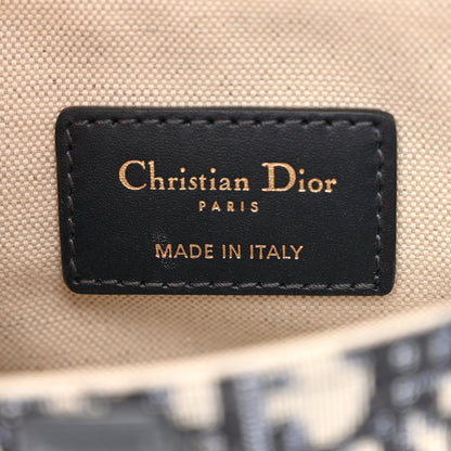 Christian Dior CHRISTIAN DIOR Oblique Mini Saddle Bag Blue 6 of 10