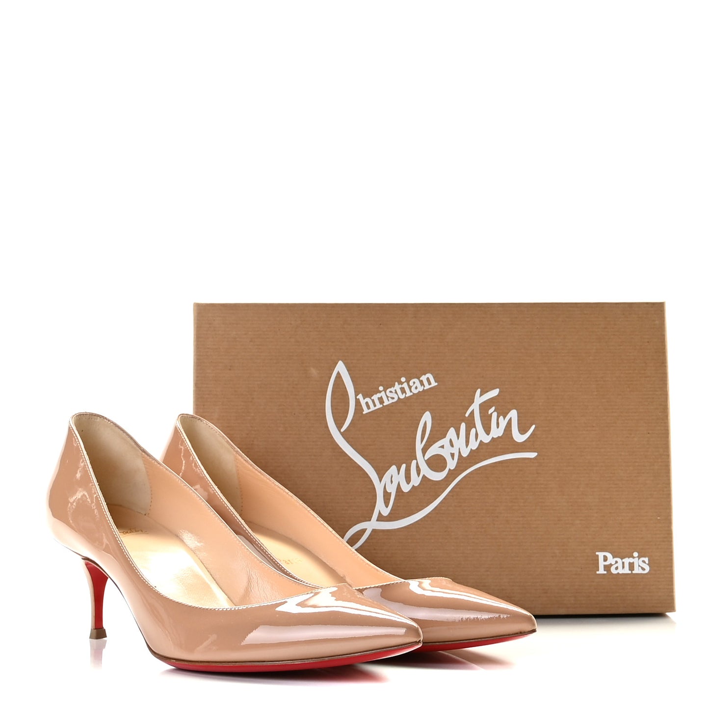 Patent Pigalle Follies 55 Pumps 38.5 Nude