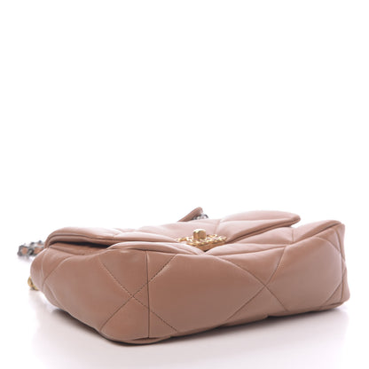 Chanel Lambskin Quilted Medium 19 Flap Brown 4 of 11
