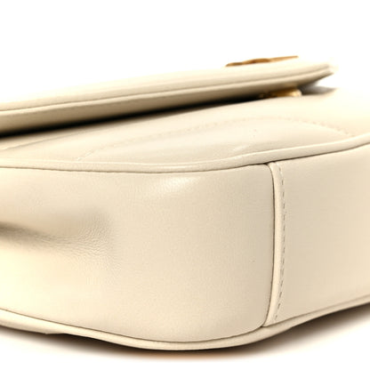 Saint Laurent Lambskin Chevron Quilted Mini LouLou Crema Soft 13 of 14