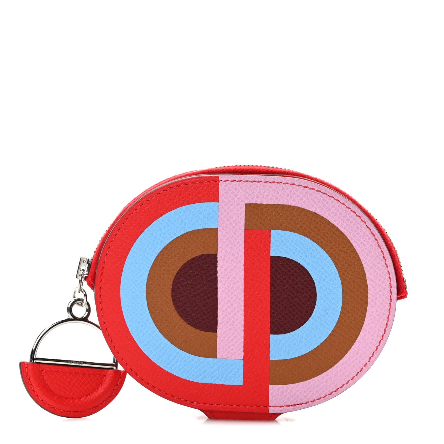 Hermes Epsom In-The-Loop-To-Go Pochette Multicolore Rouge de Coeur 1 of 7