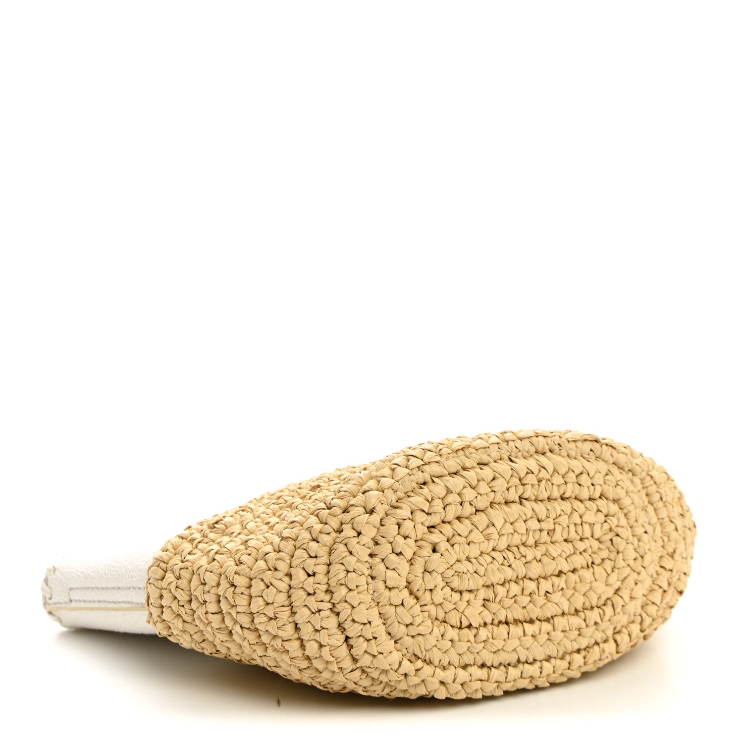 Stella McCartney Shaggy Deer Raffia Mini Shoulder Bag White 4 of 10
