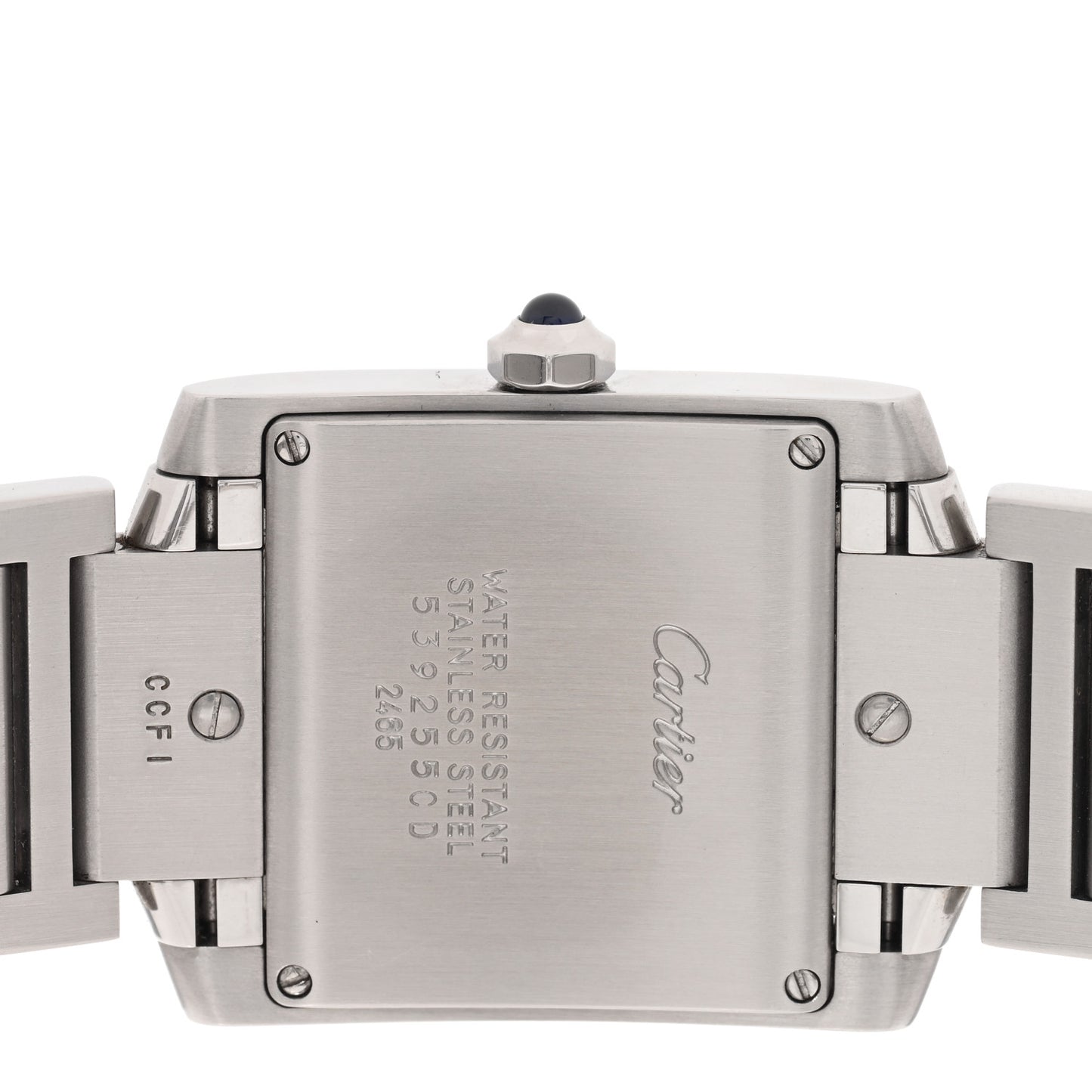 Stainless Steel 25mm Tank Francaise Quartz Watch