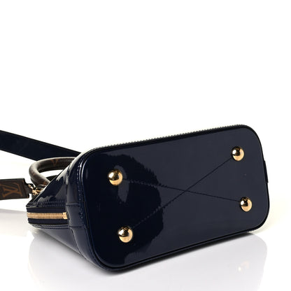 Louis Vuitton Patent Monogram Alma BB Marine 3 of 7