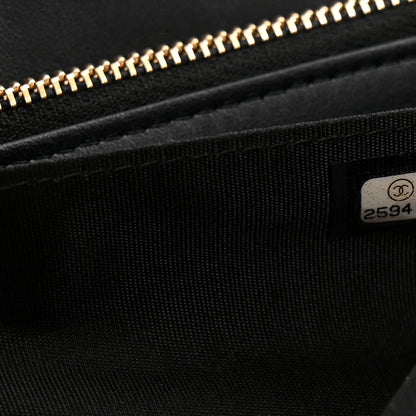 Chanel Caviar Quilted Small Zipped Boy Pouch Black 18 of 22