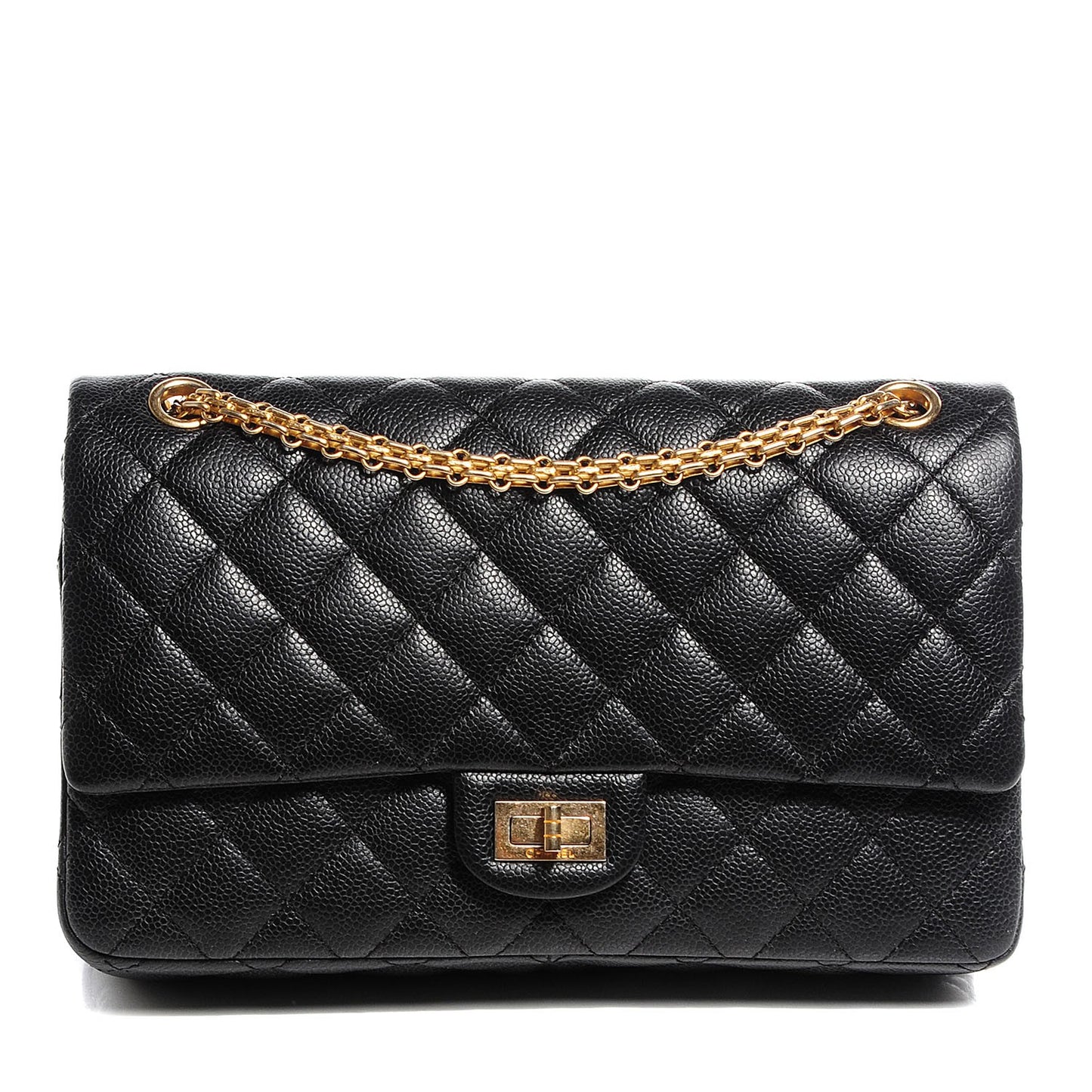 Caviar Quilted 2.55 Reissue 226 Flap Black