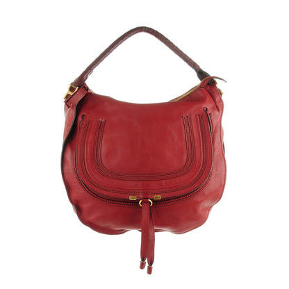 Chloe Calfskin Large Marcie Hobo Garnet 1 of 7