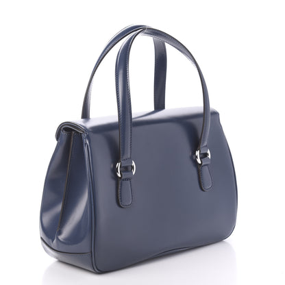 Gucci Regent Calfskin Medium Lady Lock Satchel Caspian 3 of 11