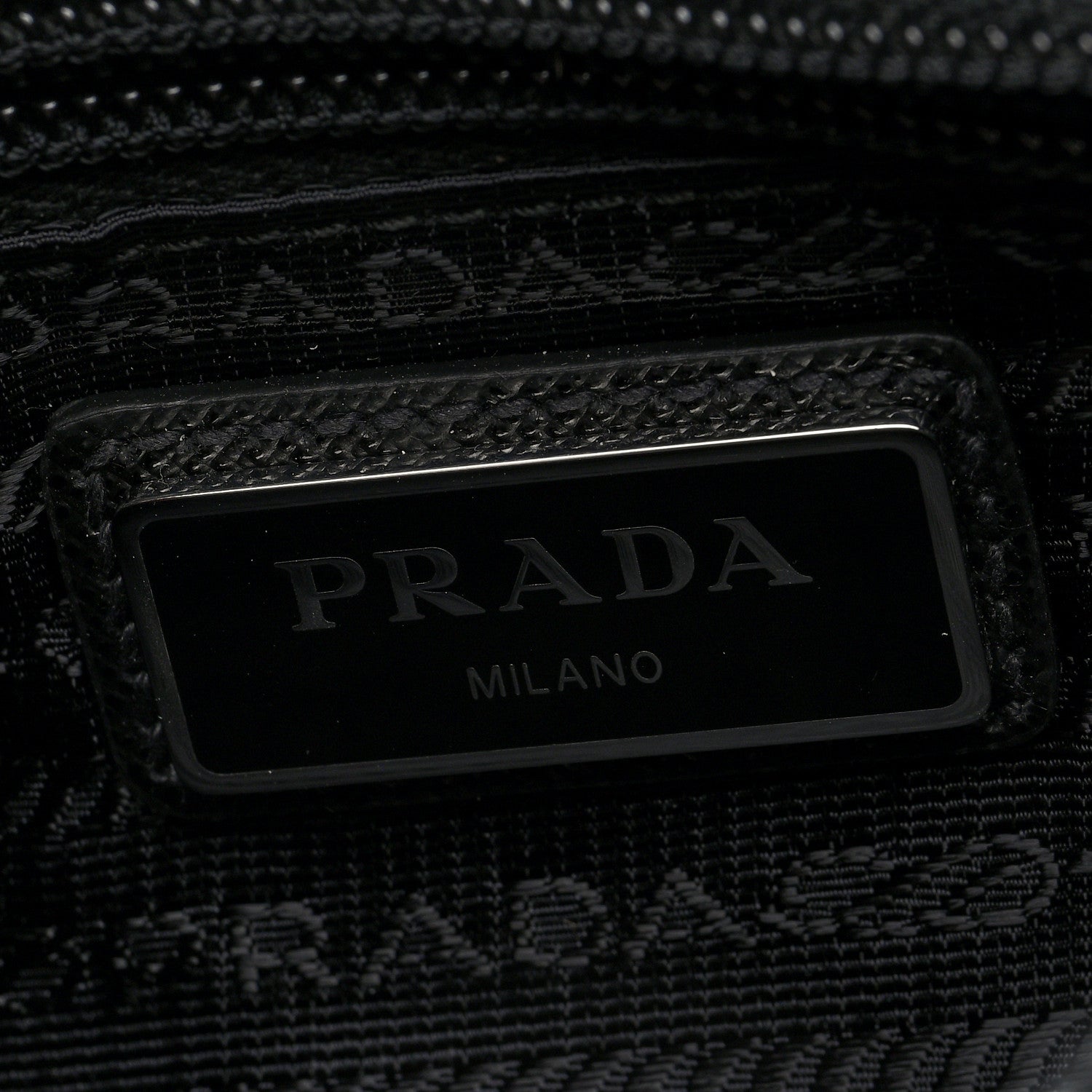 Prada Tessuto Nylon Saffiano Logo Camera Bag Black 6 of 9