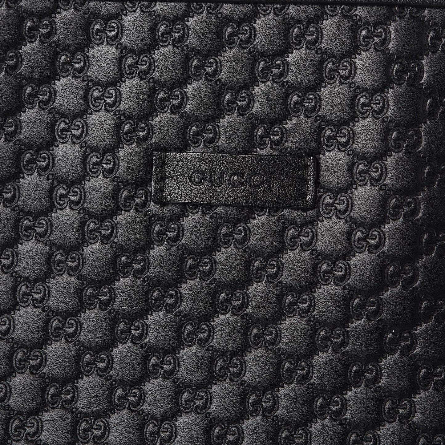 Soft Microguccissima Dome Satchel Black