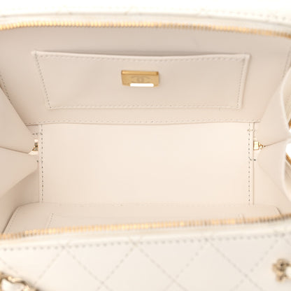 Chanel Lambskin Quilted Coco Click Bag White 5 of 11