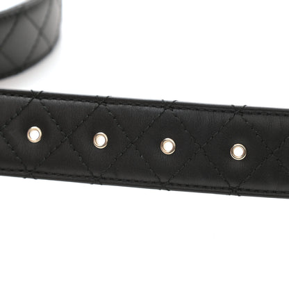 Chanel Lambskin Quilted CC Chain Belt 80 32 Black 3 of 8
