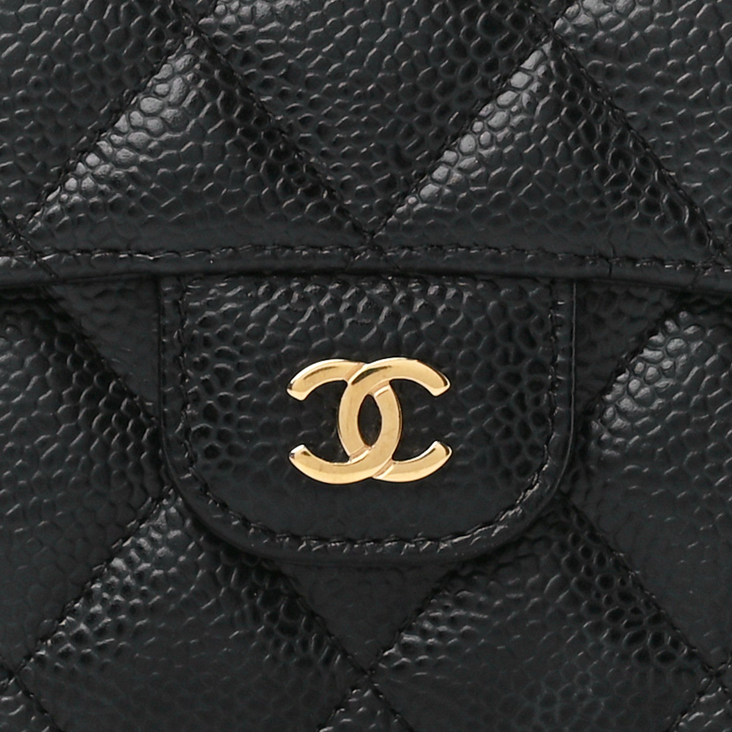 Chanel Caviar Quilted Large Flap Wallet Black 9 of 13