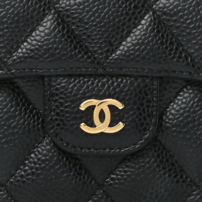 Chanel Caviar Quilted Large Flap Wallet Black 9 of 13
