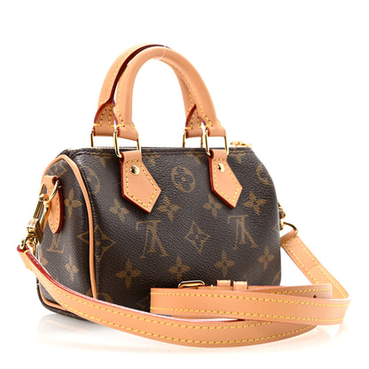 Louis Vuitton Monogram Vivienne Ice Skating Nano Speedy Bandouliere Pink 3 of 10