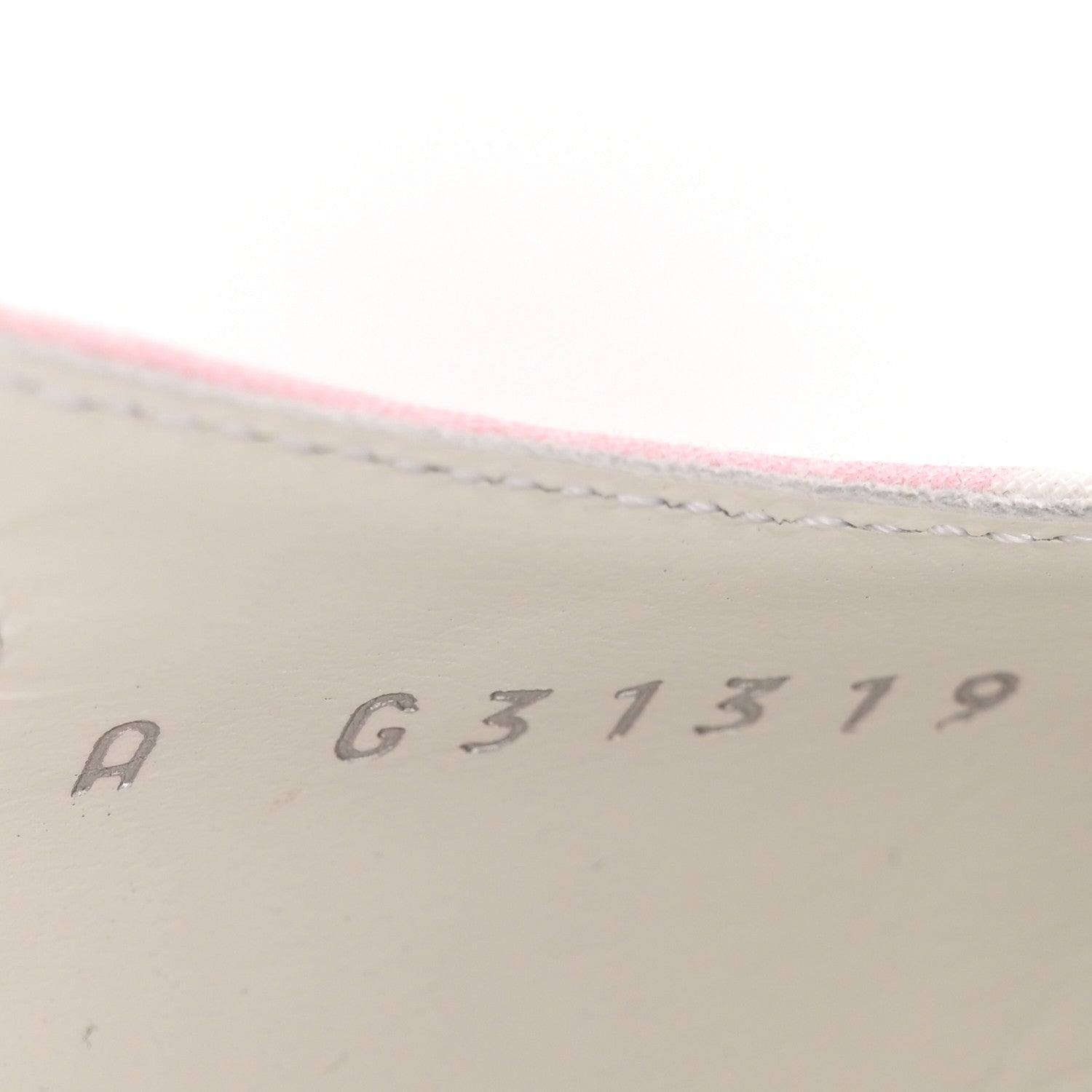 Chanel Printed Fabric Grosgrain Cap Toe Slingback Flats 37 White Pink Black 9 of 11